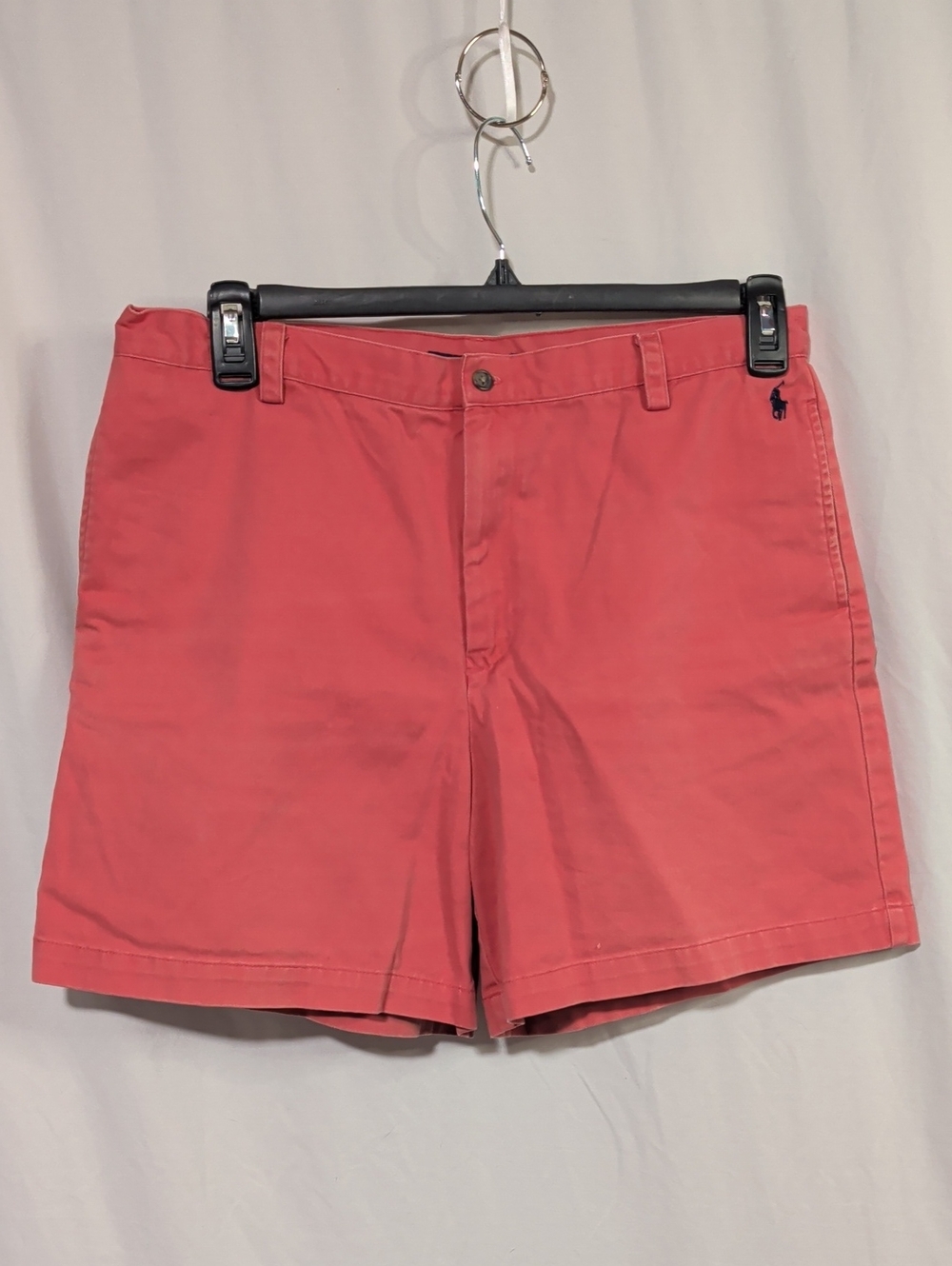 Ralph Lauren Sport Pink Salmon Chino Shorts Women’s Size 14 100% Cotton